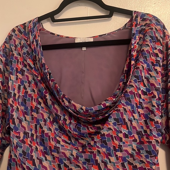 Brand New Multi-Colored ADAM by Adam Lippes 100% Silk Blouse - Women’s Size 0 - Picture 10 of 11